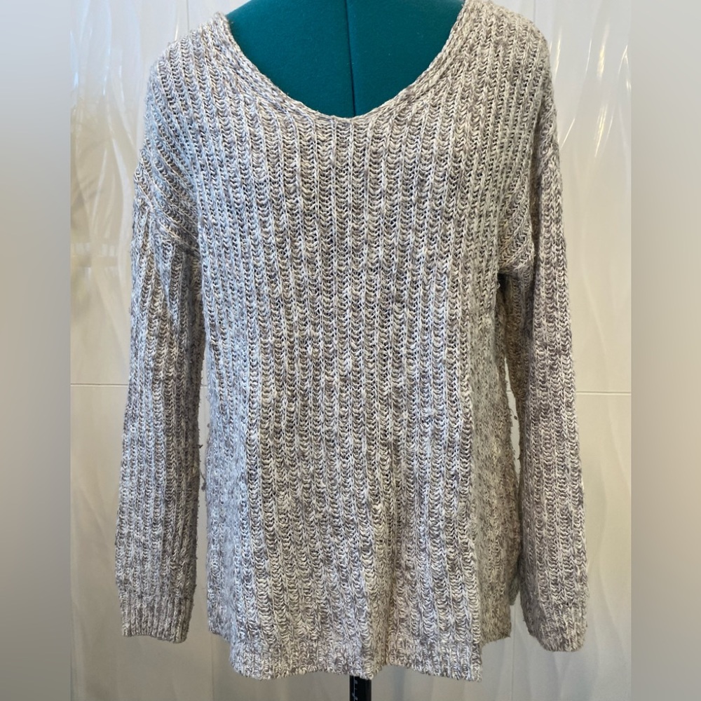Comfy & Casual V Neck Cotton Sweater